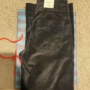 Maeve Midnight Black Full-Length Trousers